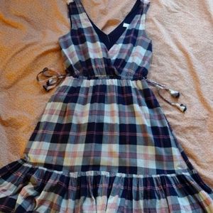 Anthropologie Isabella Sinclair Dickens plaid dress S